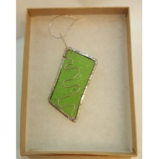 Stained Glass Necklaces - Green Stained Glass Necklaces - Green